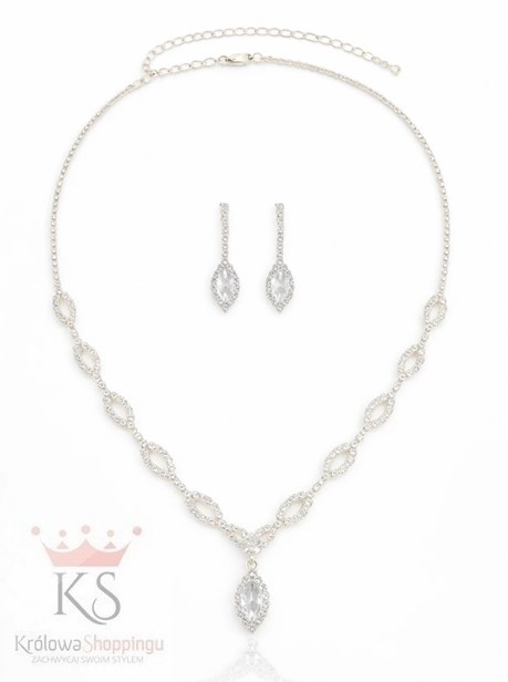 Komplet z motywem łezki